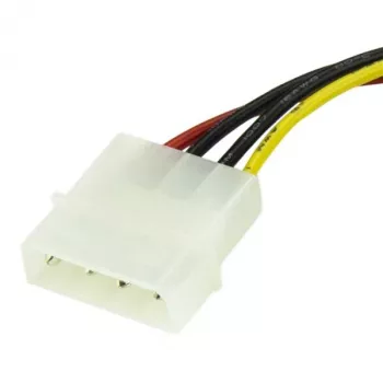StarTech.com 6in 4 Pin LP4 to SATA barošanas kabelis Adapter, Molex (4-pin), SATA 15-pin, 0.152 m, Male, Straight, Straight