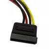 StarTech.com 6in 4 Pin LP4 to SATA barošanas kabelis Adapter, Molex (4-pin), SATA 15-pin, 0.152 m, Male, Straight, Straight