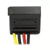 StarTech.com 6in 4 Pin LP4 to SATA barošanas kabelis Adapter, Molex (4-pin), SATA 15-pin, 0.152 m, Male, Straight, Straight