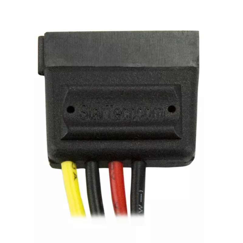 StarTech.com 6in 4 Pin LP4 to SATA barošanas kabelis Adapter, Molex (4-pin), SATA 15-pin, 0.152 m, Male, Straight, Straight