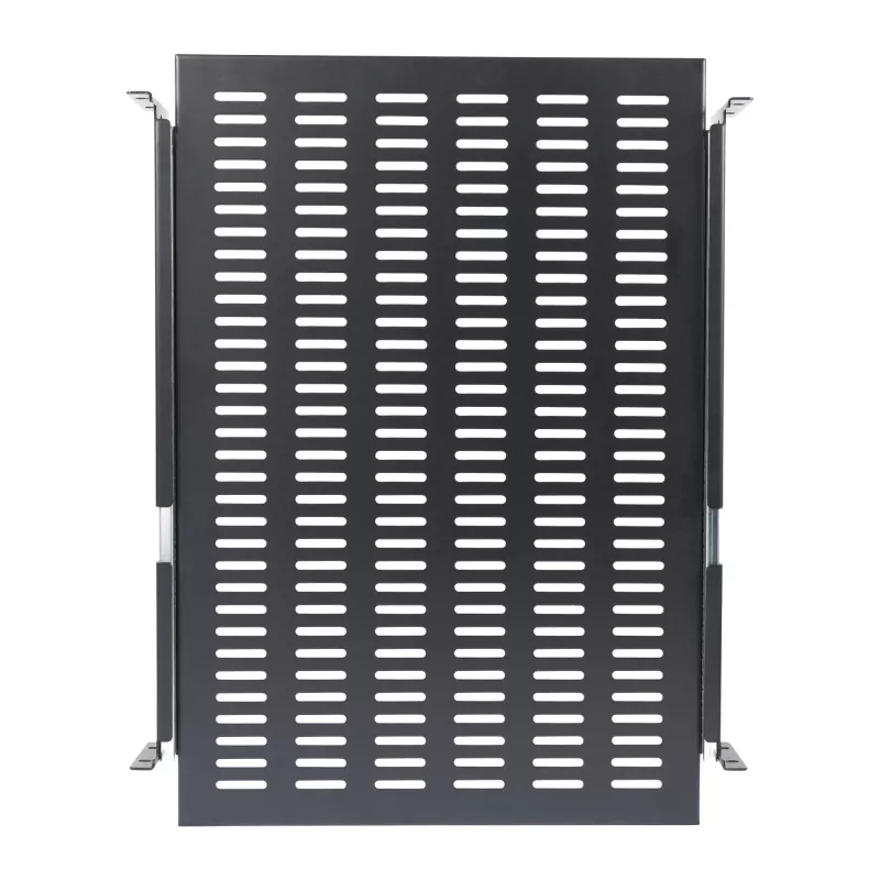 StarTech.com 2U bīdāms serveru plaukta stiprinājuma plaukts – regulējams montāžas dziļums no 20 līdz 30 collām – ventilējams – 50 mārciņas – izturīgs universāls 19” plaukts aprīkojuma plauktam – 24 collu dziļumā