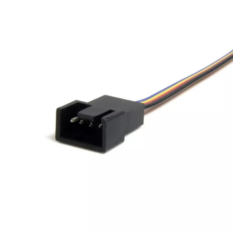 StarTech.com 12 collu 4 kontaktu ventilatora barošanas pagarinātājkabelis - M/F, Molex (4 kontaktu), Molex (4 kontaktu), 0,305 m, Vīrišķais, Sievišķais, Taisns