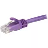 StarTech.com 15m CAT6 Ethernet kabelis - violets CAT 6 Gigabit Ethernet vads -250MHz 100W PoE RJ45 UTP tīkla/savienojuma vads bez aizķeršanās ar sprieguma mazināšanu, individuāli testēts