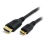 StarTech.com 50 cm Mini HDMI uz HDMI kabelis ar Ethernet - 4K 30Hz ātrgaitas Mini HDMI uz HDMI adaptera kabelis - Mini HDMI Type-C ierīce uz HDMI monitoru/displeju - Izturīgs video pārveidotāja vads