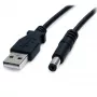 StarTech.com USB uz 5,5 mm strāvas kabelis - M tipa cilindriskais savienotājs - 2 m, 2 m, USB, M tipa cilindriskais savienotājs