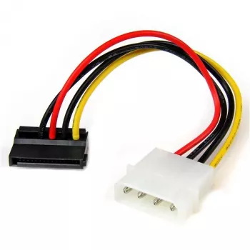 StarTech.com 6in 4 Pin LP4 to Left Angle SATA Power kabeļa adapteris