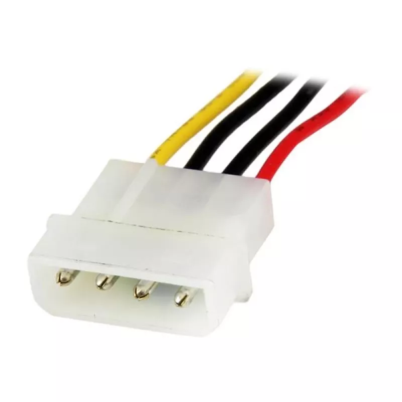 StarTech.com 12in LP4 pagarinātāja kabelis - M/F, Molex (4-pin), Molex (4-pin), 0.304 m, Vīrišķais, Sievišķais, Taisns