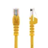 StarTech.com Cat5e komutācijas kabelis ar neaizķeramiem RJ45 savienotājiem - 2 m, dzeltens