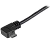 StarTech.com Micro-USB uzlādes un sinhronizācijas kabelis M/M - taisnleņķa Micro-USB - 30/24 AWG - 1 m (3 pēdas)