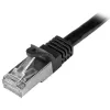 StarTech.com Cat6 komutācijas kabelis - ekranēts (SFTP) - 0,5 m, melns