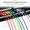 StarTech.com 0,5 m CAT6 kabelis – plāns – aizsargāti RJ-45 savienotāji – melns