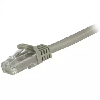 StarTech.com N6PATC150CMGR CAT6 Ethernet savienojuma kabelis 1,5 m, 10 Gigabit, 650 MHz, 100 W PoE, Snagless RJ45, UTP, 24 AWG, pelēks