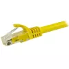 StarTech.com 1,5 m CAT6 Ethernet kabelis — dzeltens CAT 6 Gigabit Ethernet vads — 250 MHz 100 W PoE RJ45 UTP tīkla/plākstera vads bez aizķeršanās ar stiepes samazinājumu, individuāli testēts