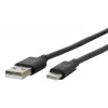 USB A uz USB C kabelis MOBILIS 020013 — 1 m, dati 0,48 Gbit/s, melns