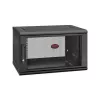 APC NetShelter WX AR106SH4, 6U, 19 collu plākstera skapis, sienas stiprinājums, iepriekš samontēts, 400 mm dziļš