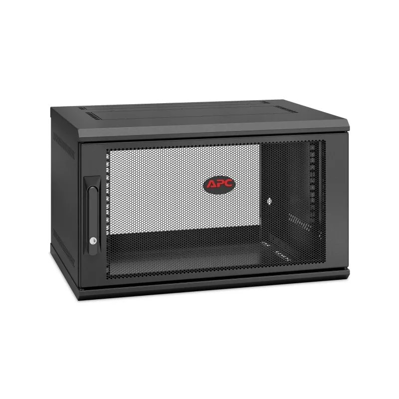 APC NetShelter WX AR106SH4, 6U, 19 collu plākstera skapis, sienas stiprinājums, iepriekš samontēts, 400 mm dziļš