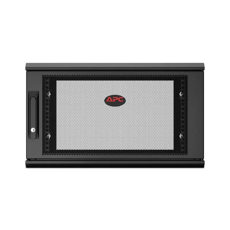 APC NetShelter WX AR106SH4, 6U, 19 collu plākstera skapis, sienas stiprinājums, iepriekš samontēts, 400 mm dziļš