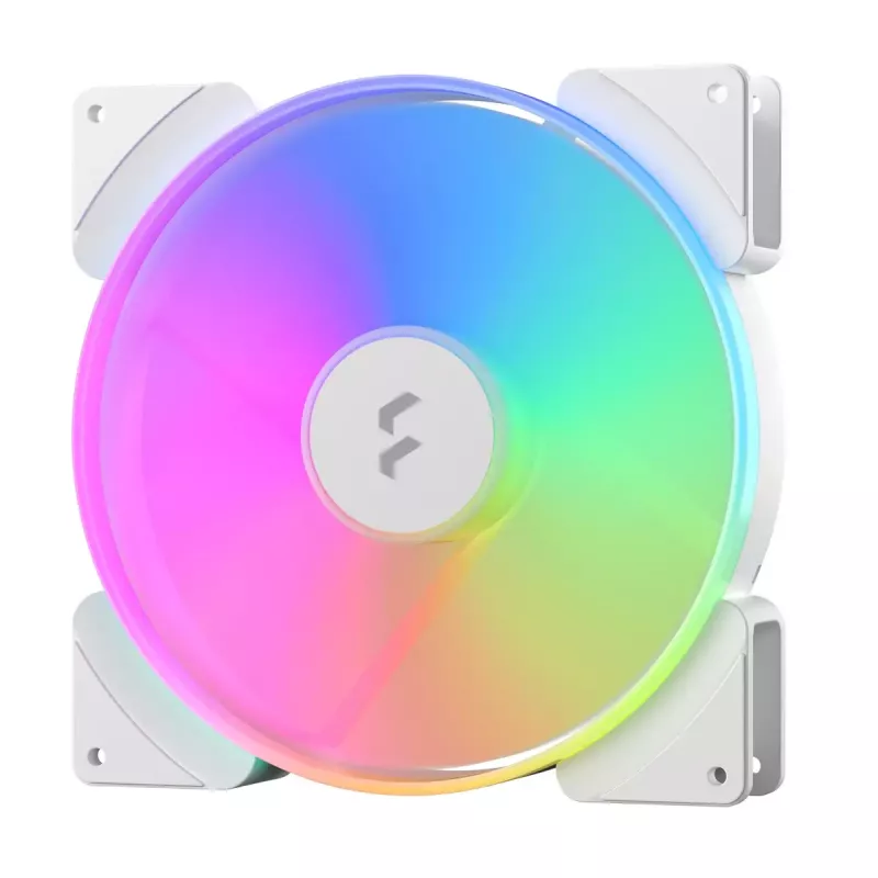 Fractal Design Prisma AL-18 ARGB PWM korpusa ventilators, 180 mm, balts