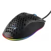 Spēļu pele Deltaco DM210 vadu īpaši plāna RGB melna