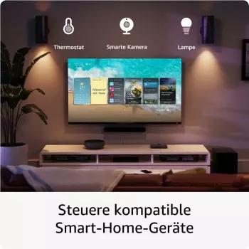 Smart TV dongle Amazon 4K Ultra HD USB, Wi‑Fi 6 (802.11ax), 3840×2160, USB powered, Melns