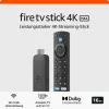 Smart TV dongle Amazon 4K Ultra HD USB, Wi‑Fi 6 (802.11ax), 3840×2160, USB powered, Melns