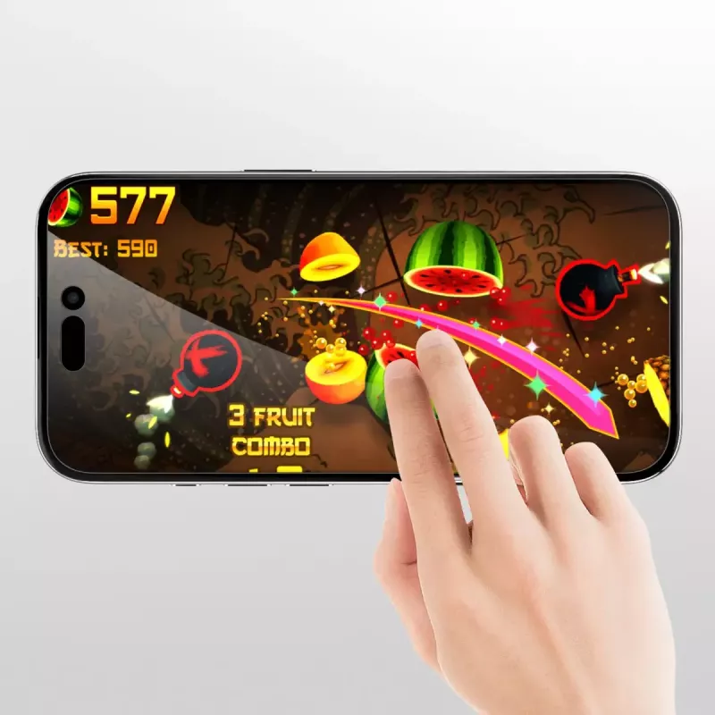 Ekrāna aizsargs 4smarts 541197 Apple iPhone 16, rūdīts stikls