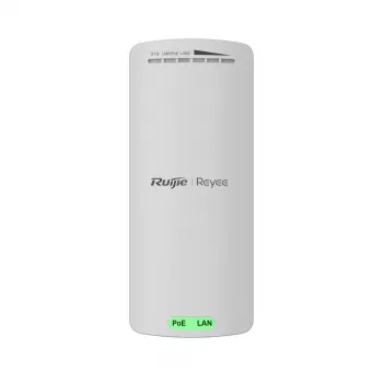 Bezvadu piekļuves punkts RUIJIE RG-EST100-E, 2,4 GHz 802.11n, 300 Mb/s, 2x RJ-45, PoE, IP55, virziena iekšējās antenas