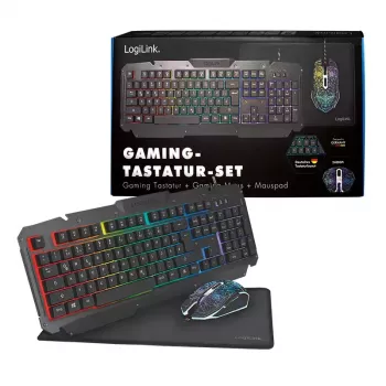 Spēļu tastatūra ar peli LogiLink ID0185