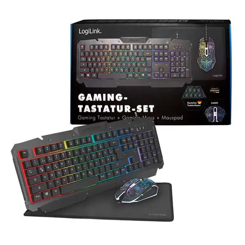 Spēļu tastatūra ar peli LogiLink ID0185