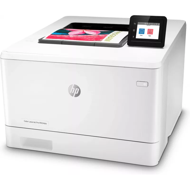 HP Color LaserJet Pro M454dw, drukāšana, priekšējais USB ports; abpusējā drukāšana