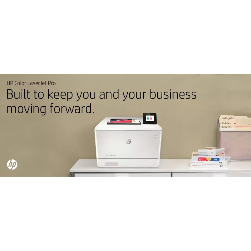 HP Color LaserJet Pro M454dw, drukāšana, priekšējais USB ports; abpusējā drukāšana