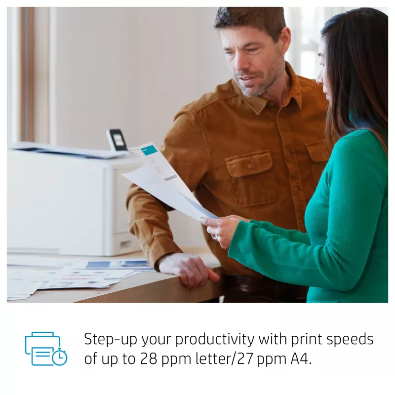 HP Color LaserJet Pro M454dw, drukāšana, priekšējais USB ports; abpusējā drukāšana
