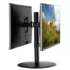 Techly ICA-LCD 402 monitora stiprinājums / statīvs 81,3 cm (32 collas) Galda Melns