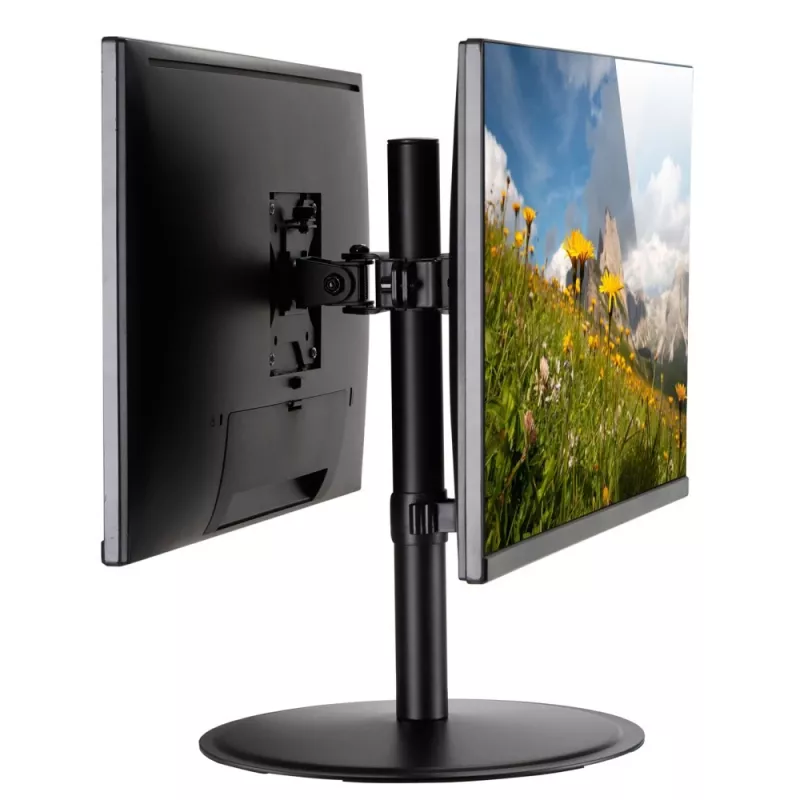 Techly ICA-LCD 402 monitora stiprinājums / statīvs 81,3 cm (32 collas) Galda Melns