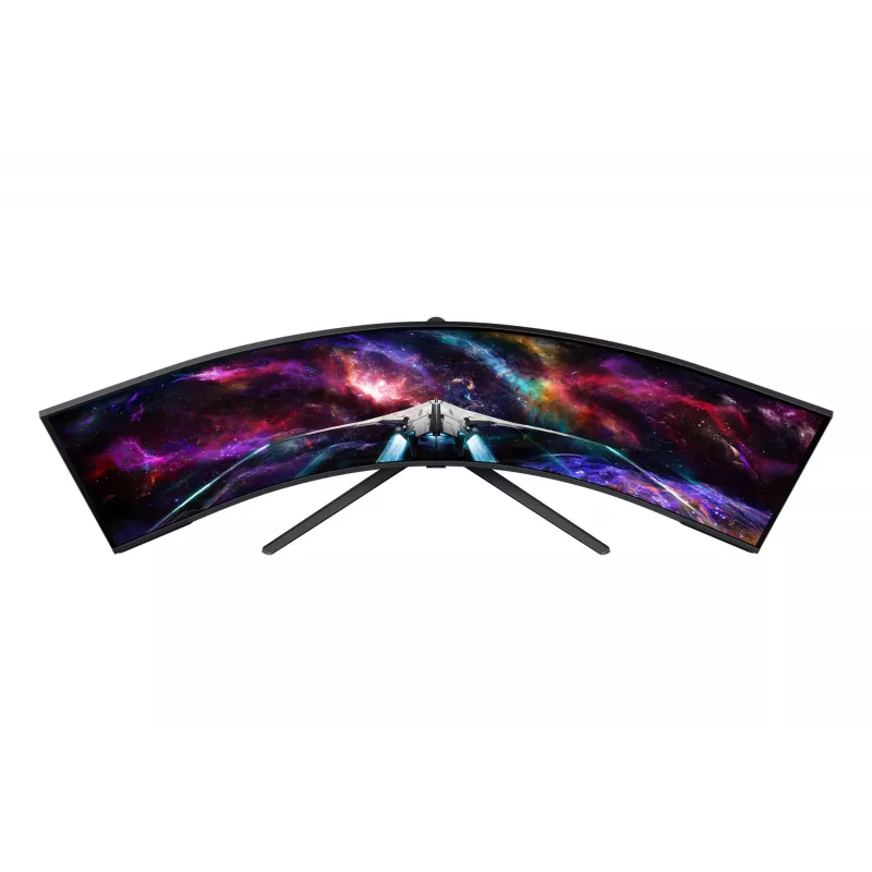 Samsung G95NC datora monitors 144,8 cm (57 colli) 7680 x 2160 Dual UHD QLED Balts