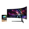 Samsung G95NC datora monitors 144,8 cm (57 colli) 7680 x 2160 Dual UHD QLED Balts