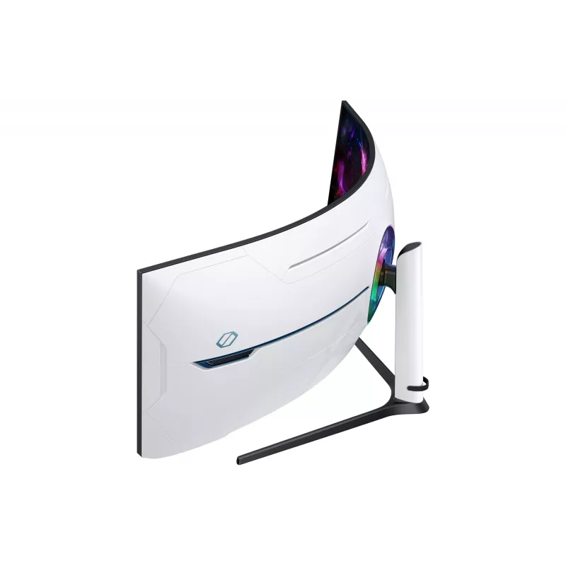 Samsung G95NC datora monitors 144,8 cm (57 colli) 7680 x 2160 Dual UHD QLED Balts