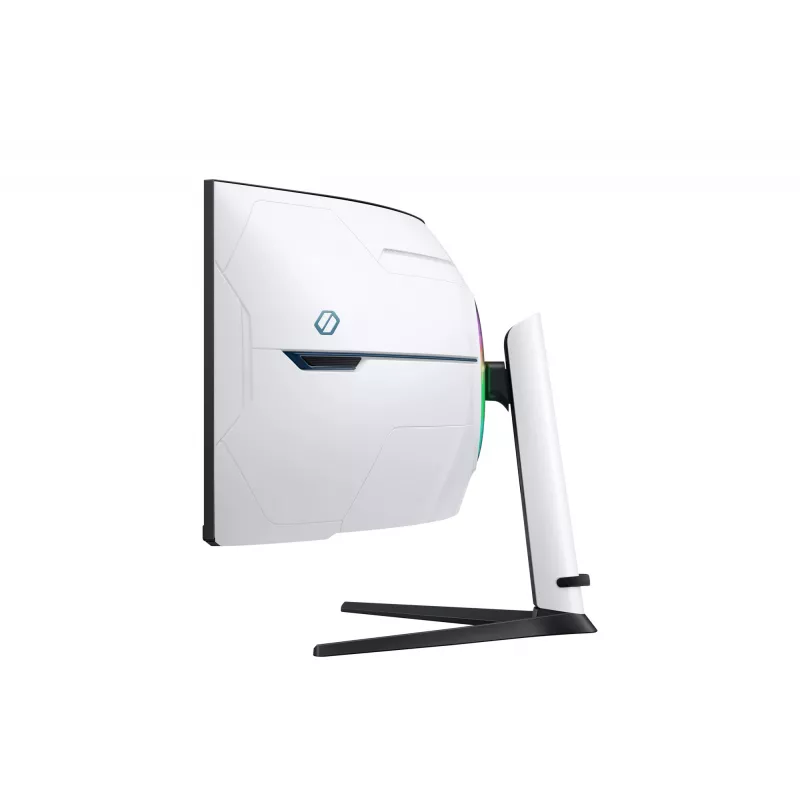 Samsung G95NC datora monitors 144,8 cm (57 colli) 7680 x 2160 Dual UHD QLED Balts