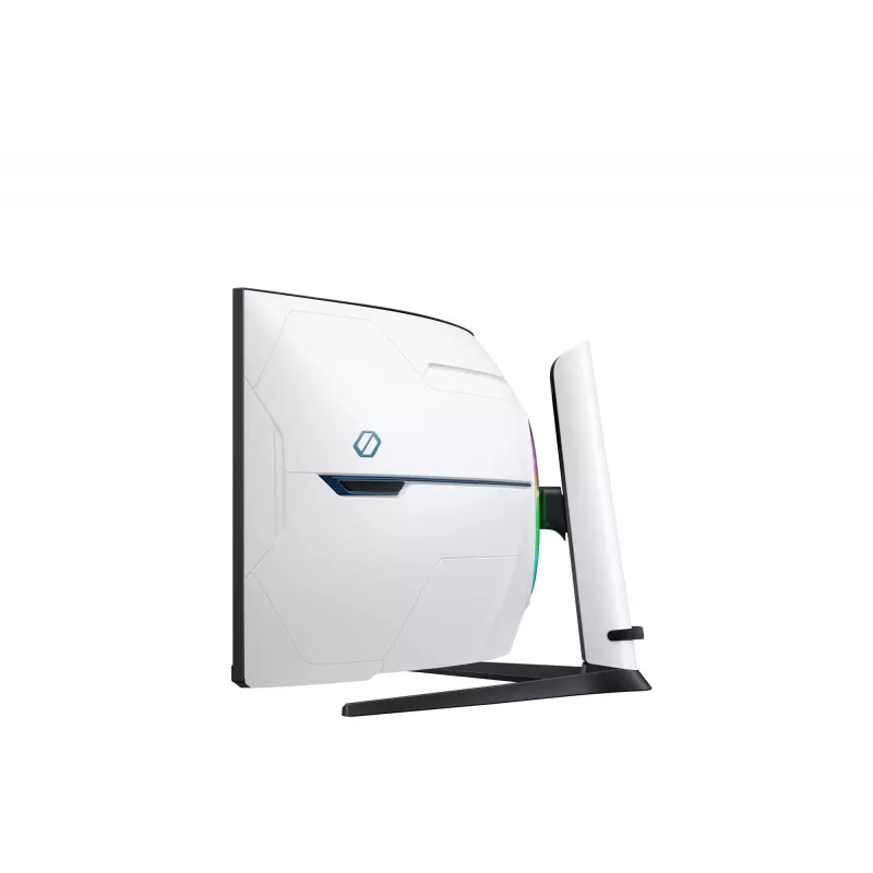 Samsung G95NC datora monitors 144,8 cm (57 colli) 7680 x 2160 Dual UHD QLED Balts