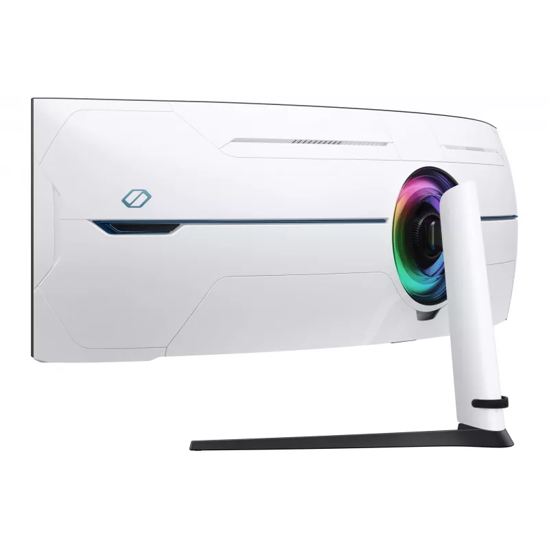 Samsung G95NC datora monitors 144,8 cm (57 colli) 7680 x 2160 Dual UHD QLED Balts