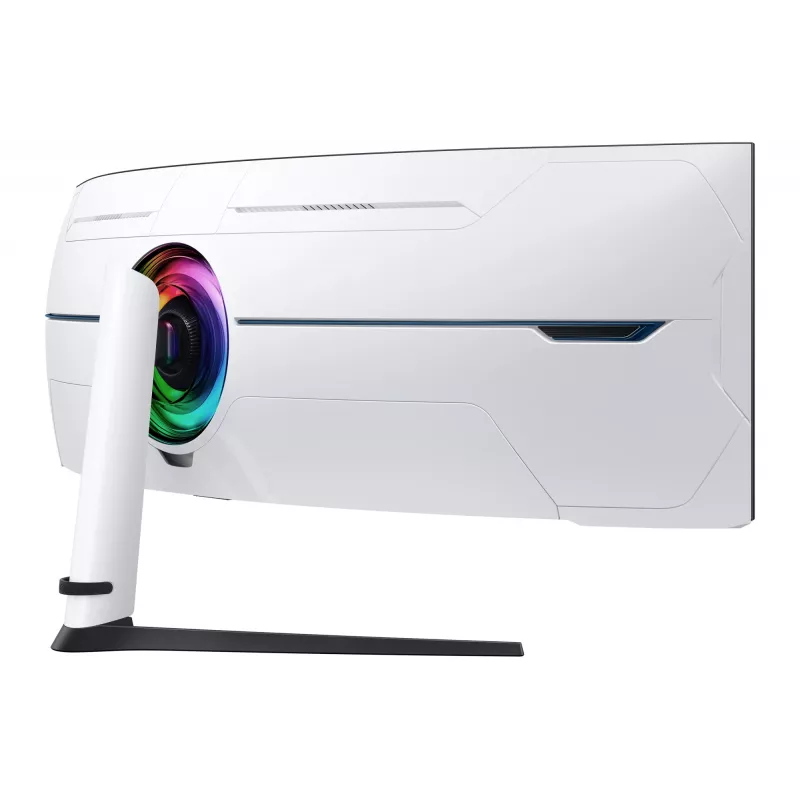 Samsung G95NC datora monitors 144,8 cm (57 colli) 7680 x 2160 Dual UHD QLED Balts