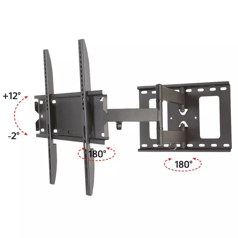 Techly ICA-PLB 148M TV stiprinājums / statīvs 139,7 cm (55 collas) melns