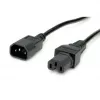 Power kabelis VALUE 19.99.1123 Melns 3 m C14 C15 coupler