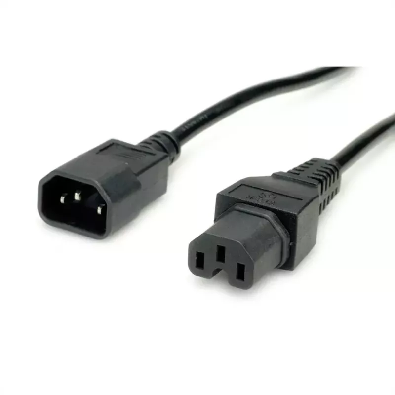 Power kabelis VALUE 19.99.1123 Melns 3 m C14 C15 coupler