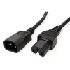 Power kabelis VALUE 19.99.1123 Melns 3 m C14 C15 coupler