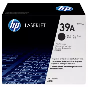 HP 39A melns oriģinālais LaserJet tonera kārtridžs 1 gab.