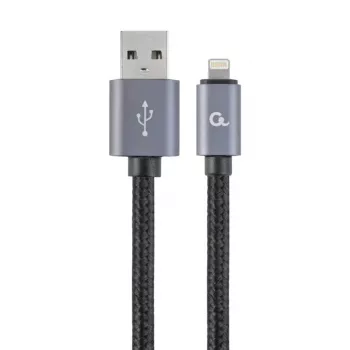 Mobilā tālruņa kabelis GEMBIRD USB A uz Lightning CCB-MUSB2B-AMLM-6 1.8 m USB 2.0 Melns