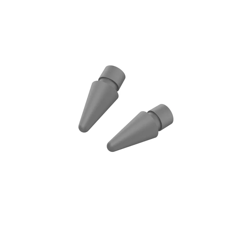 DEQSTER Pencil 2 rezerves uzgaļi - 2 gab. iepakojumā, Uzgalis, Pelēks, Polivinilhlorīds (PVC), DEQSTER Pencil 2, Ķīna, 15,1 mm