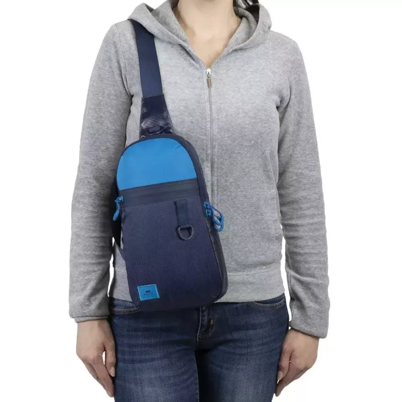 Soma pār plecu Rivacase Dijon 25,6 cm (10,1 collas) Zila Rokturis Plecu siksna