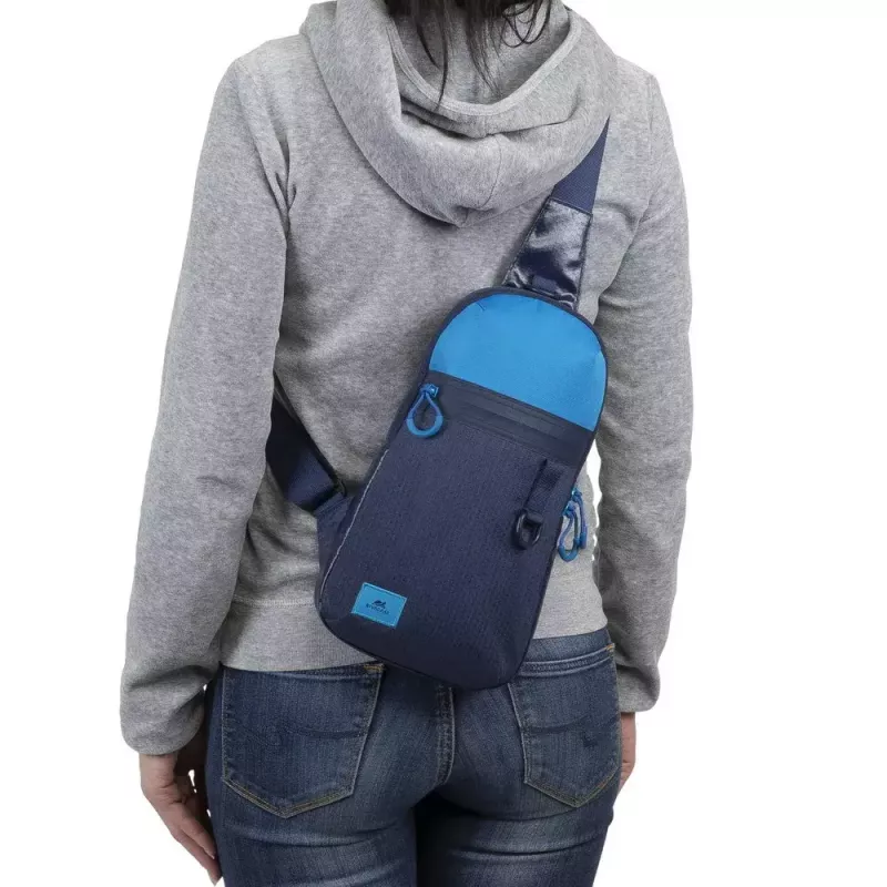 Soma pār plecu Rivacase Dijon 25,6 cm (10,1 collas) Zila Rokturis Plecu siksna